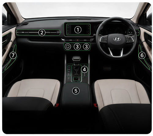 HYUNDAI CRETA 2024 INTERIOR PRE-CUT