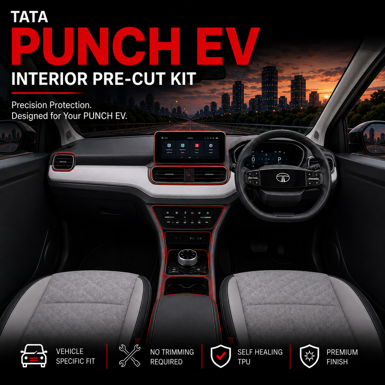 TATA Punch INTERIOR PRE-CUT