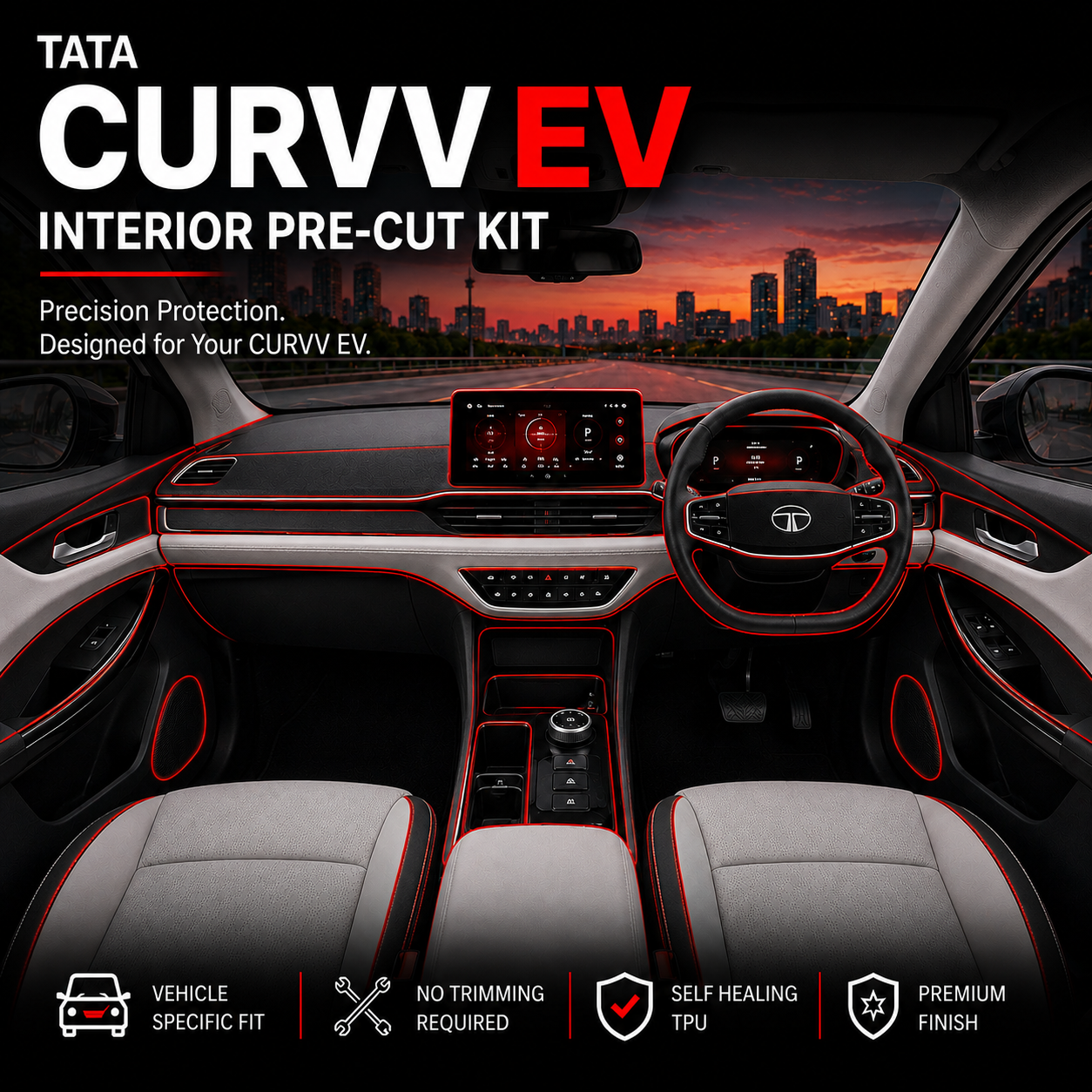 TATA Curvv INTERIOR PRE-CUT