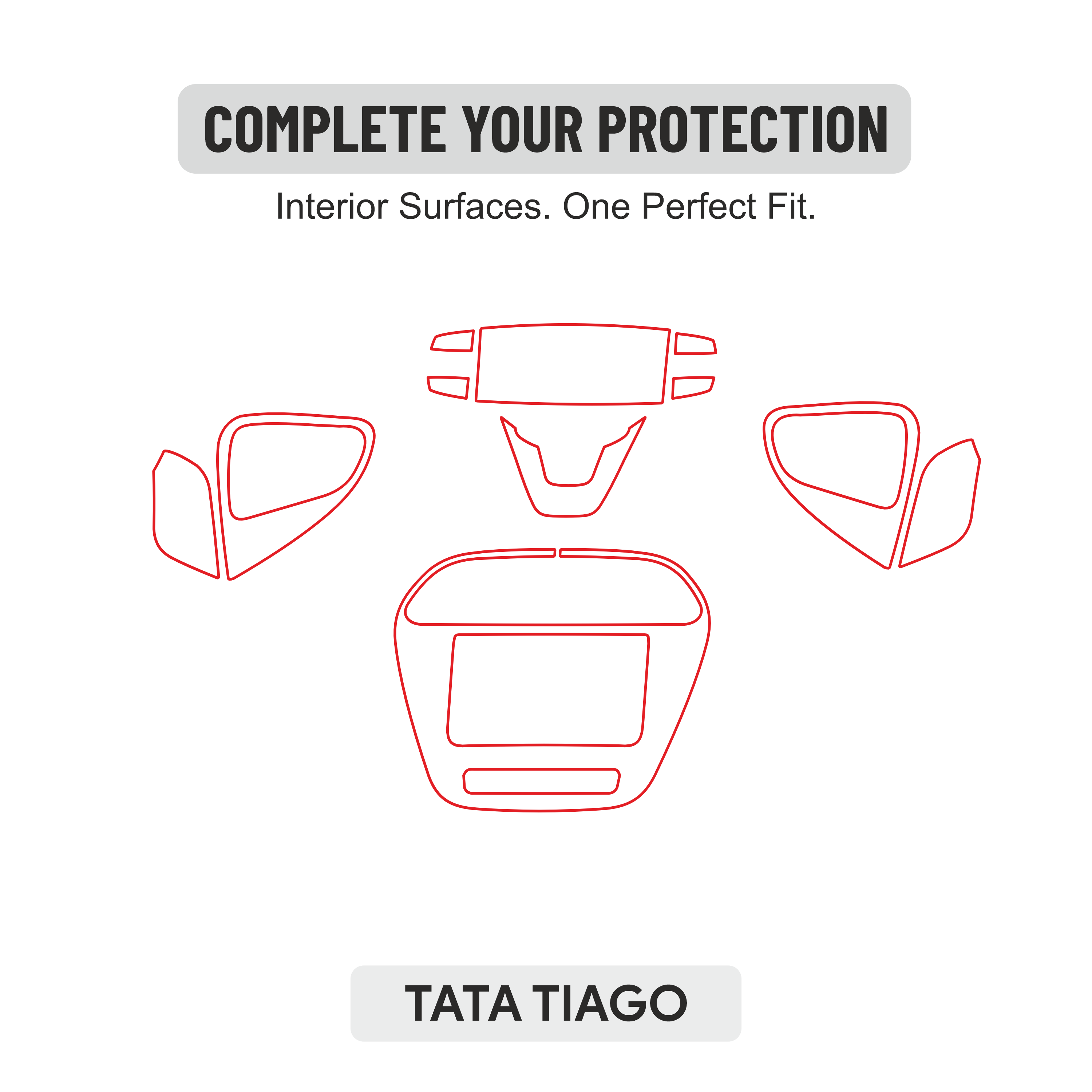 TATA Tiago Base INTERIOR PRE-CUT