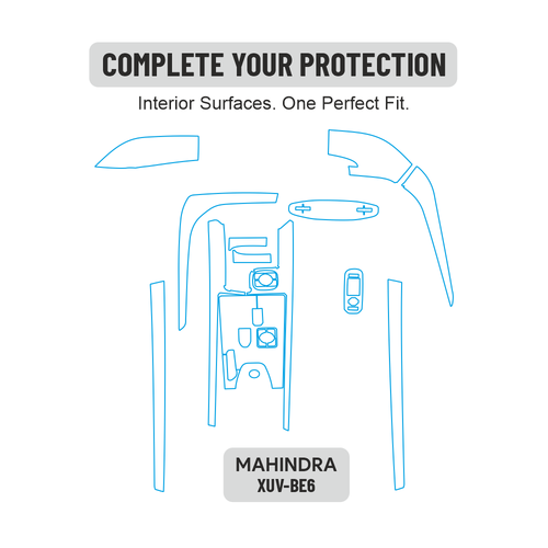 MAHINDRA BE6  INTERIOR PRE-CUT